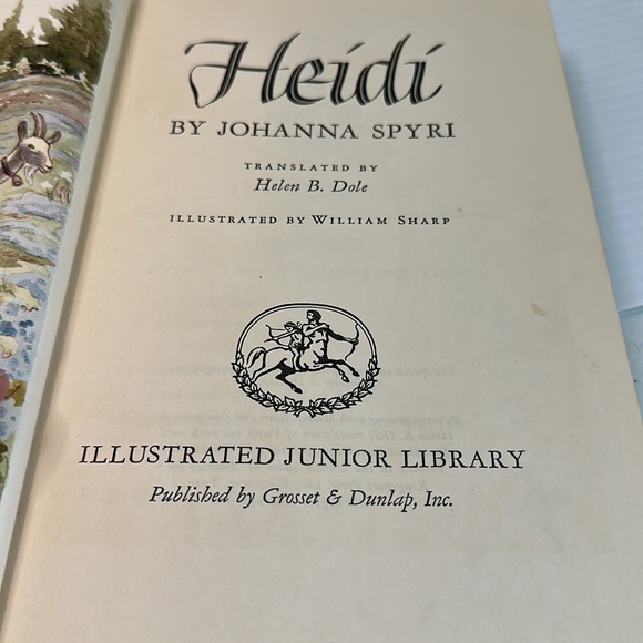 Heidi by Johanna Spyri illustrated by William sharp 1945 - Picture 4 of 7